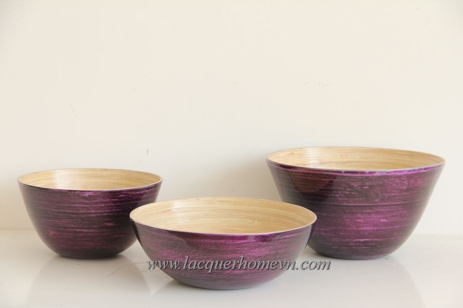 HT5110 bamboo lacquer bowl