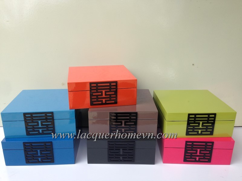 HT9129 double happniess lacquer box
