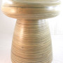 HT0101 hand coiled bamboo stool