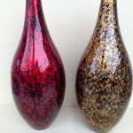 HT1026 Vietnam lacquer decor vases