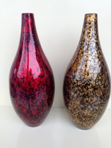 HT1026 Vietnam lacquer decor vases