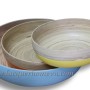 HT5080 Coiled bamboo fruit bowl