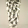 HT6002 Silver leaf floor vase