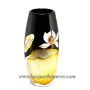 HT6016 ceramic lacquer vases with lotus flower hand painting