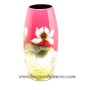 HT6018 ceramic lacquer vases with lotus flower hand painting