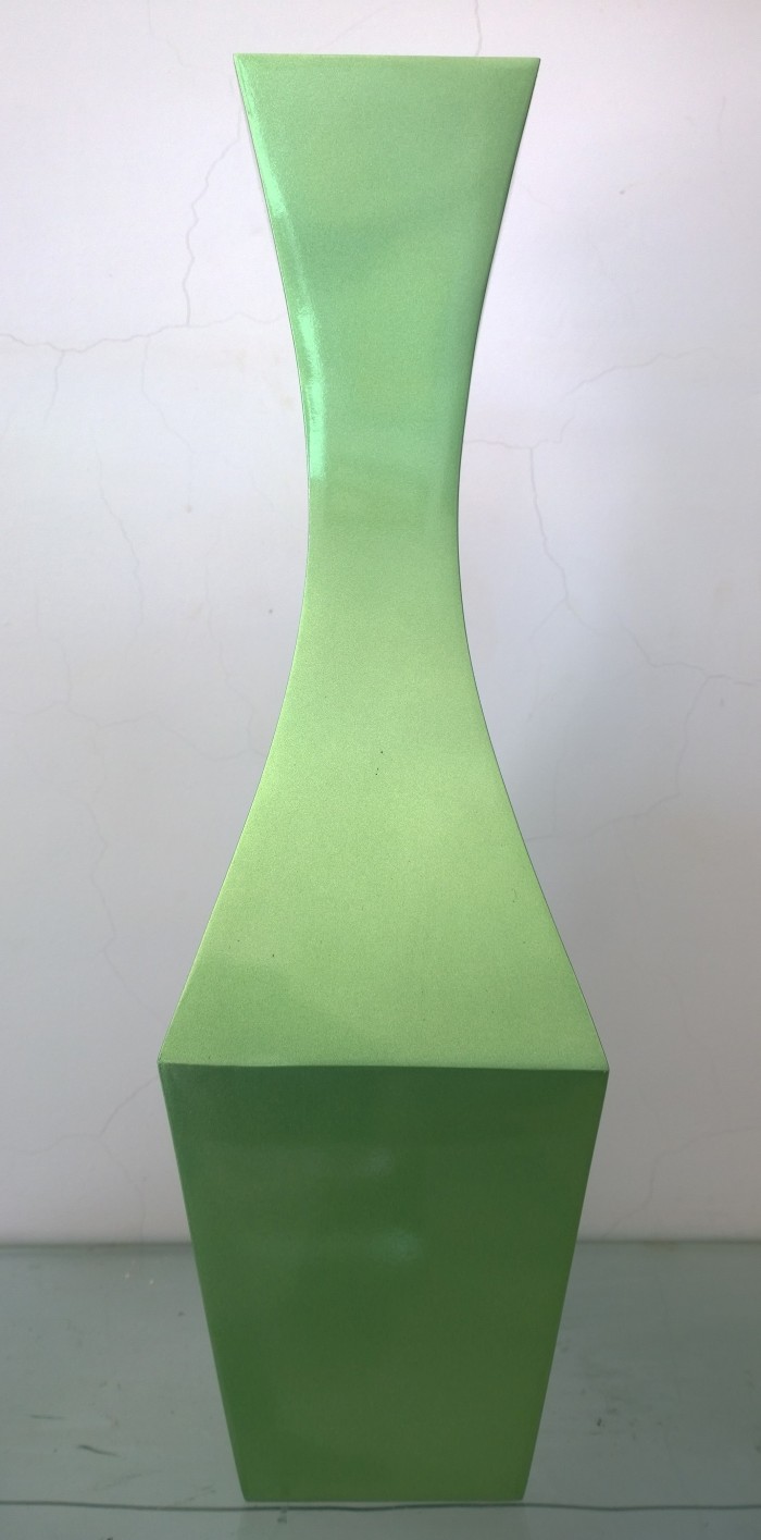 HT6038.2 fiber wood lacquer modern floor vases