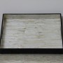HT6703 mother of pearl large rectangular tray with handles