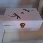HT9112 MDF lacquer jewelry boxes with dragon fly mother of pearl inlaid