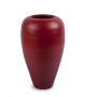 HT1034.1 Dia20xH36cm, Curved bamboo decor vase