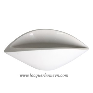 HT0615 white lacquer decor bowl