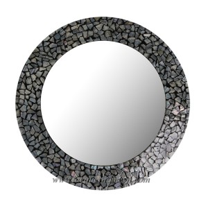 HT3128 Vietnam round lacquer mirror