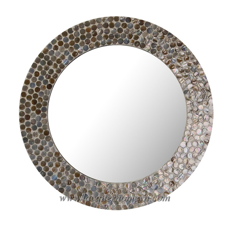 HT3129 MDF lacquer mother of pearl inlaid mirror