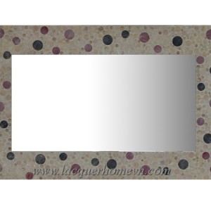HT3135 Rectangular lacquer mother of pearl mirror