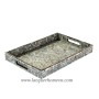 HT6731 Rectangular MDF mother of pearl serving tray