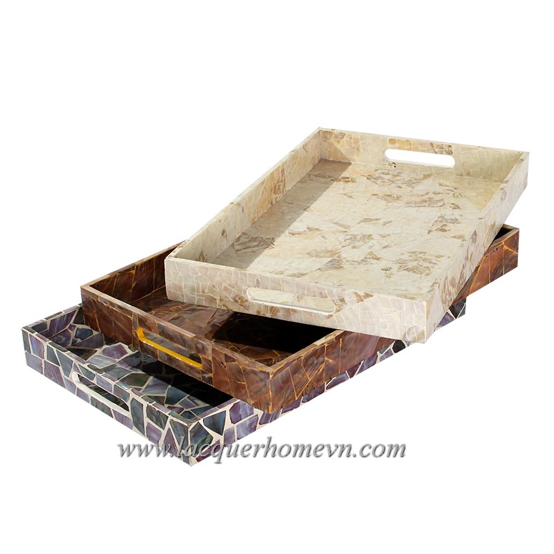 HT6735 mother of pearl serving tray