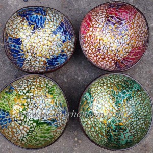 HT5900 Vietnam eggshell inlaid coconut bowls