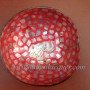HT5913 Vietnam lacquer mother of pearl coconut bowl