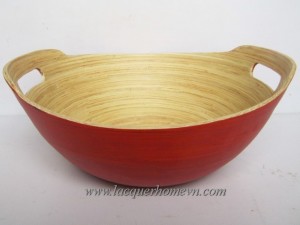 HT5036-Oval-spun-bamboo-serving-bowl