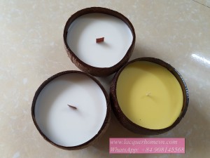 Wholesale coconut bowl candle
